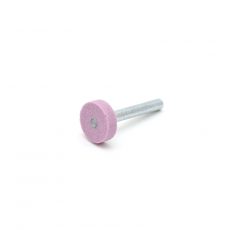 Stiftsteen Ø 6 mm as, roze paddestoel 20x16 mm