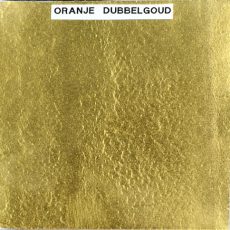 Bladgoud orange gold dubbel 22K, 25 vel