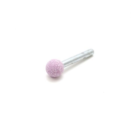Stiftsteen Ø 6 mm as, roze kleurig kogel 8x8 mm