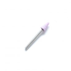 Stiftsteen Ø 3 mm as, roze kleurig kegel 6x11 mm