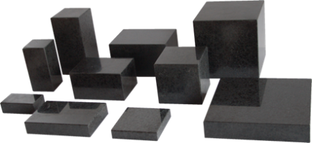 Sokkel graniet gepolijst zwart 30x30x3cm