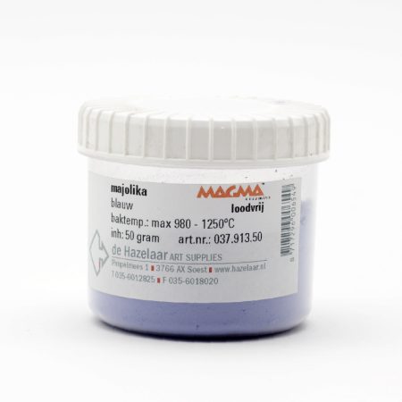 Magma majolika blauw