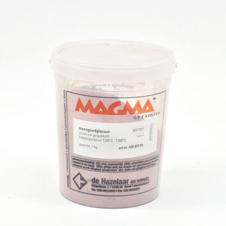 Magma MST837 steengoed grijs/bruin gespikkeld zijdeglans